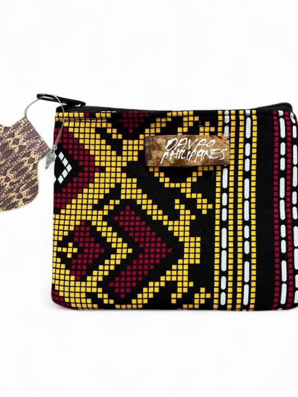 NWT Deadstock Kultura Davao Philippines Woven Coin Purse Pouch